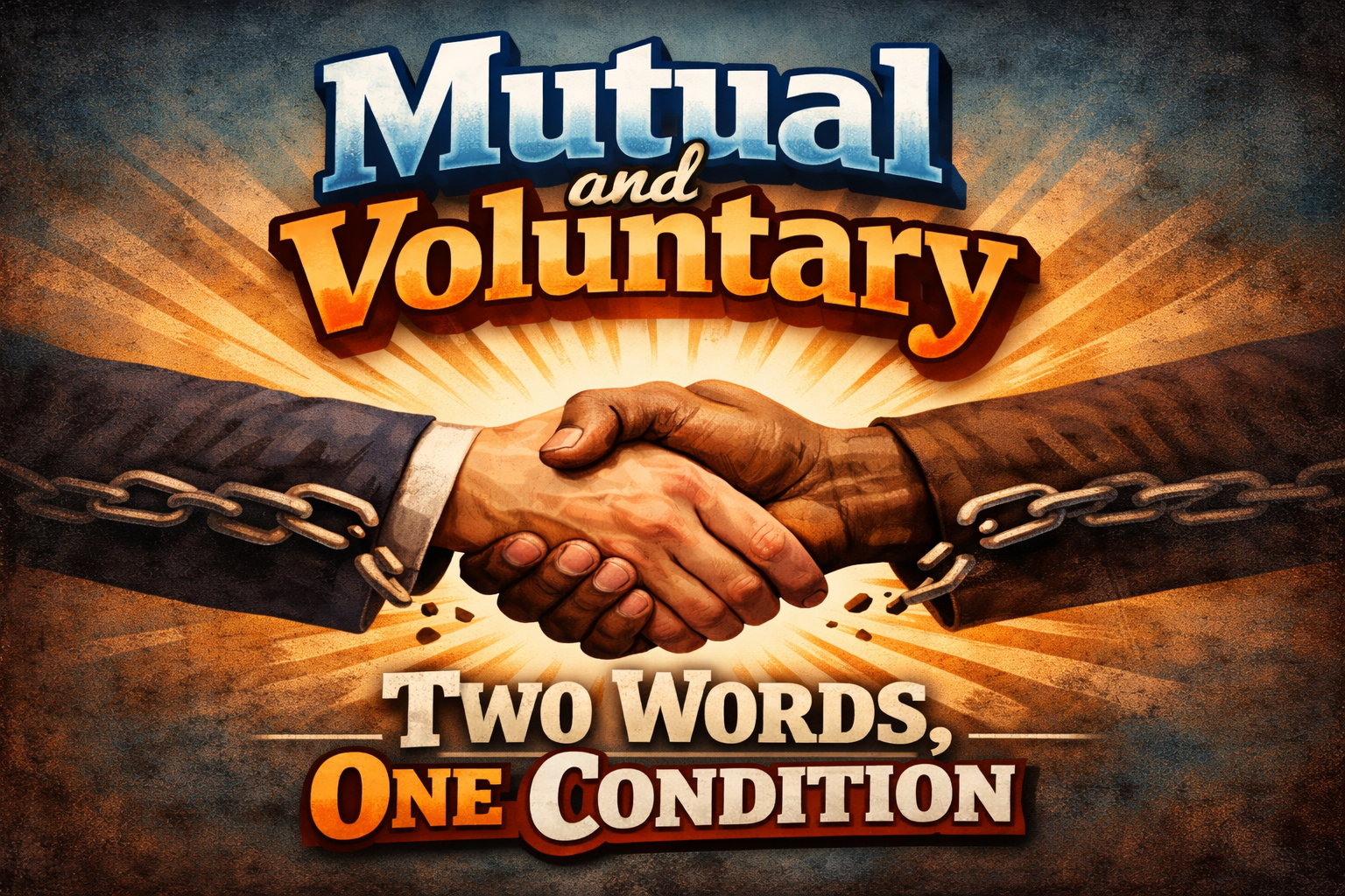 Mutual and Voluntary: Two Words, One Condition